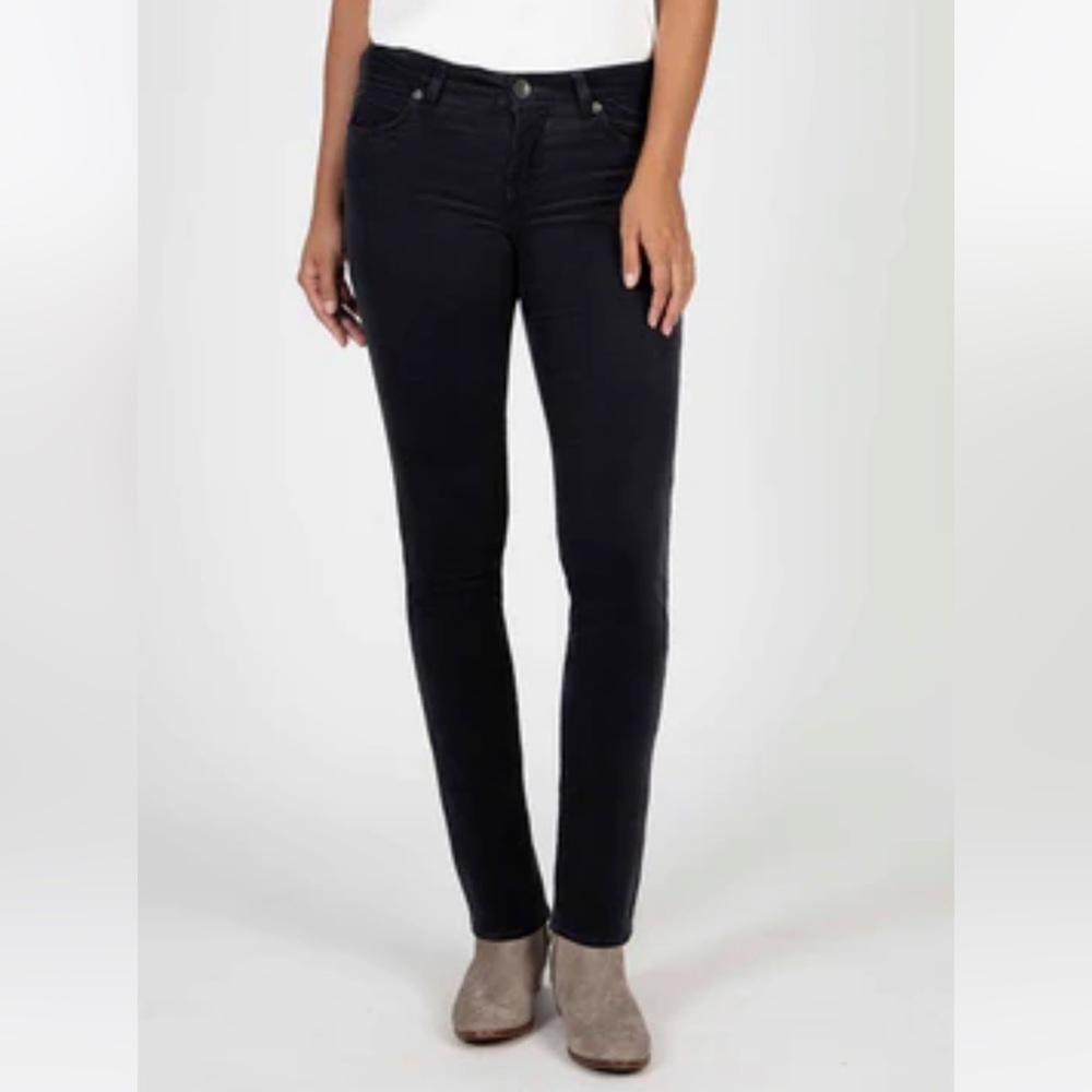 NWT Kut from the Kloth Diana Relaxed Fit Corduroy Skinny in Grey
